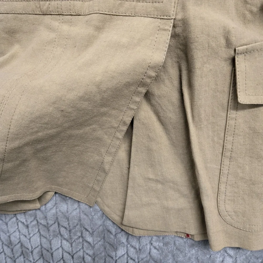 Burberry London‎ Linen Blend Natural Beige Women's Jacket Size 4 UK 6 - Picture 12 of 12